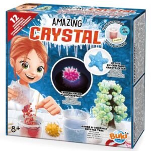 Varázslatos kristálynövesztő készlet tudományos játék 12 kristállyal (BUKI)