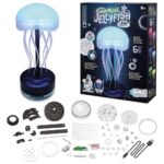 Összeszerelhető medúza lámpa többszínű LED világítással, 19 cm (BUKI)