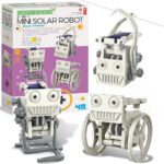3 az 1-ben mini napelemes robot, tudományos játék (4M)