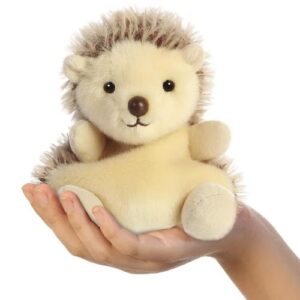 Hedgie, a tenyérnyi ülő plüss bébi süni, 13 cm (Aurora, Palm Pals)