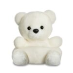 Snowy, a tenyérnyi fehér ülő plüss bébi jegesmedve, 13 cm (Aurora, Palm Pals)