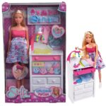 Steffi baba újszülött iker babákkal, 29 cm (Steffi Love)