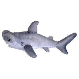 Élethű, kalapácsfejű plüss cápa, 34 cm (Wild Republic)