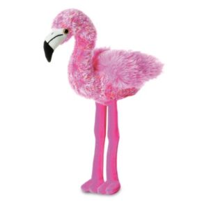 Flavia, az élethű plüss flamingó, 20 cm (Aurora, Mini Flopsies)