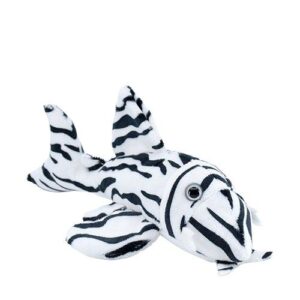 Élethű zebraharcsa plüss hal, 30 cm (Cornelissen)