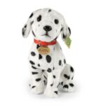 Élethű plüss dalmata kutya nyakörvvel, 28 cm (Rappa)