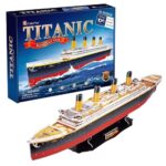 A Titanic, 113 db-os 3D hajó puzzle, 80 cm (CubicFun)