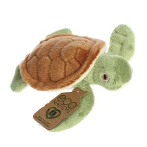 Mini Turtle, élethű plüss teknős bébi, 13 cm (Aurora, Eco Nation)