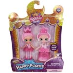 Royal Friends: Gracie Feather hercegnő öltöztethető divatbaba, 9 cm (Happy Places)