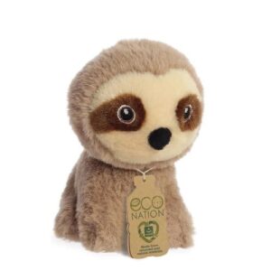 Mini Sloth, plüss lajhár bébi, 13 cm (Aurora, Eco Nation)