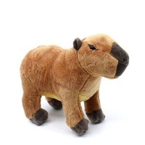 Élethű, álló plüss capybara vízidisznó, 20 cm (Cornelissen)