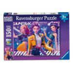 K-pop démonvadászok: Huntrix World Tour, 150 db-os XXL puzzle (Ravensburger, 12003382)