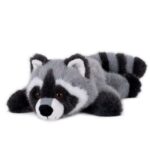 Fekvő, puha plüss mosómedve, 25 cm (Semo, Fluffies)