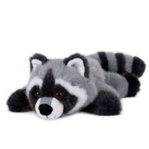 Fekvő, puha plüss mosómedve, 25 cm (Semo, Fluffies)