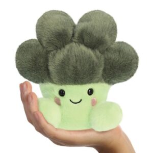 Luigi, a tenyérnyi ülő plüss brokkoli, 13 cm (Aurora, Palm Pals)