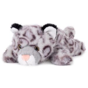 Fekvő, puha plüss hóleopárd, 25 cm (Semo, Fluffies)