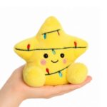 Navi Star Topper, a tenyérnyi ülő plüss karácsonyi csillag, 13 cm (Aurora, Palm Pals)
