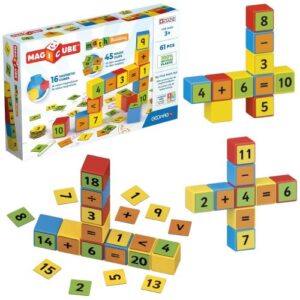Geomag Magicube: Első számaim és matematikám, 61 db-os mágneses építőjáték